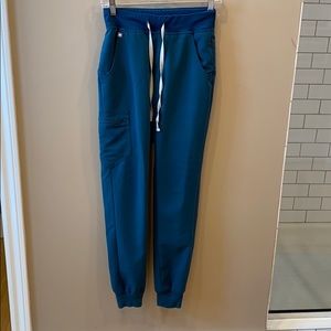 Figs Caribbean blue scrub bottoms